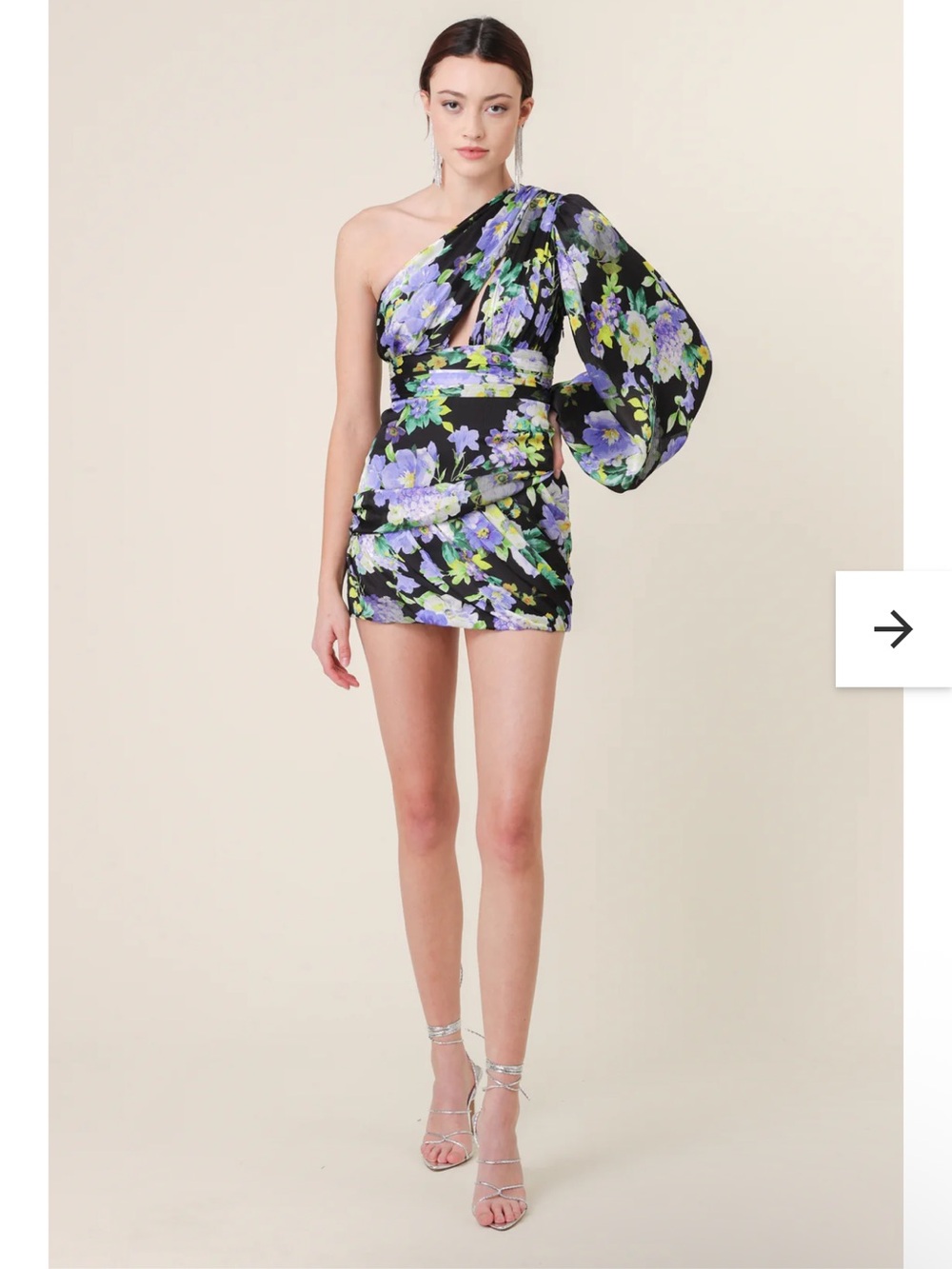 Line & Dot Bloom Mini Dress